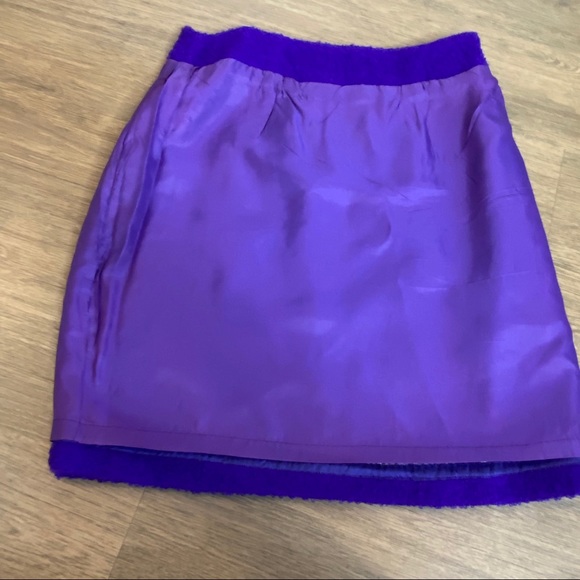 Beautiful Textured Banu Purple Boucle Skirt 12 - Picture 11 of 12